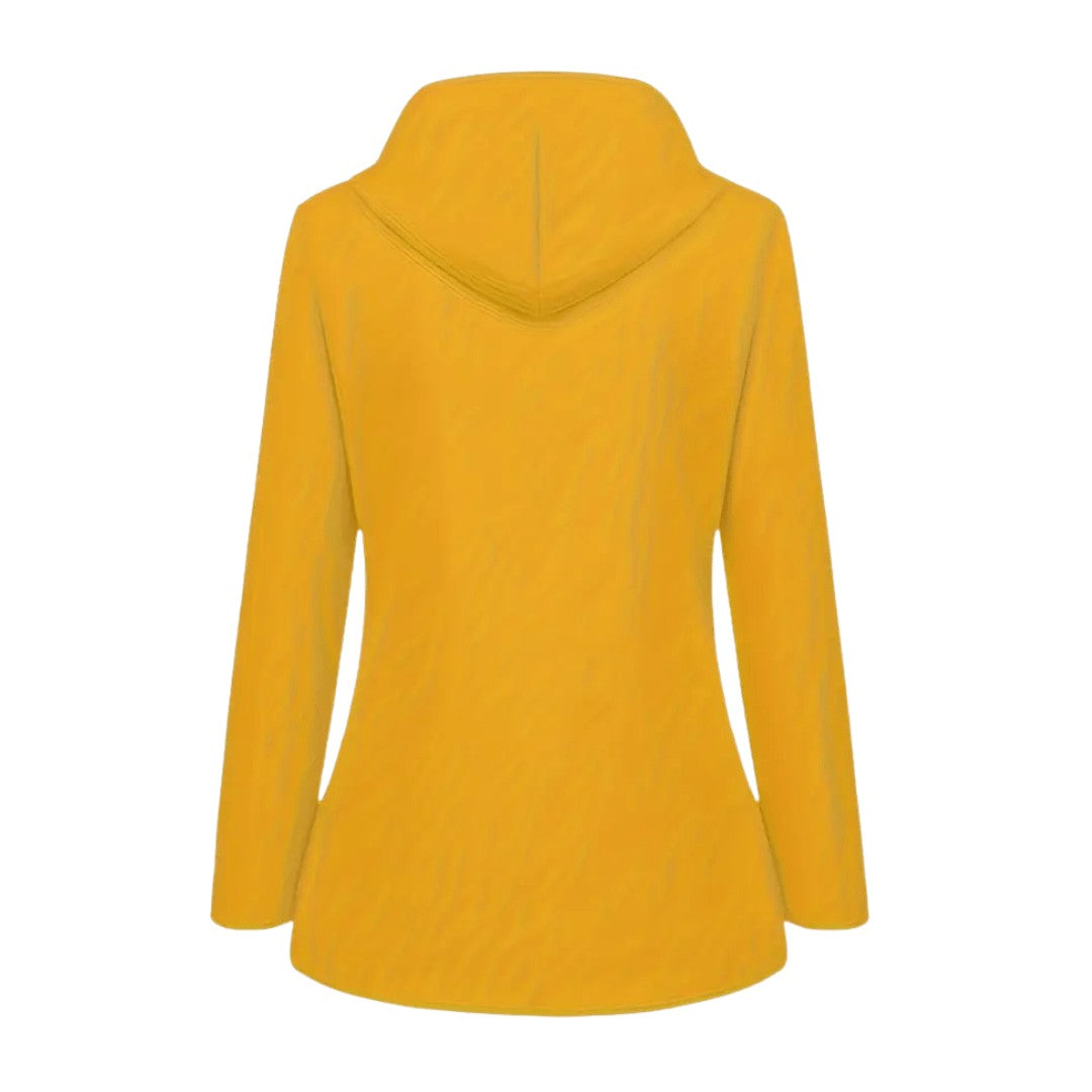 Women's Rain Jacket – Waterproof Windproof Storm-Flap Hooded