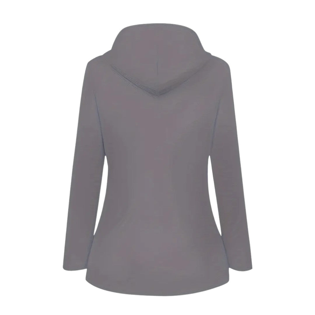 Women's Rain Jacket – Waterproof Windproof Storm-Flap Hooded