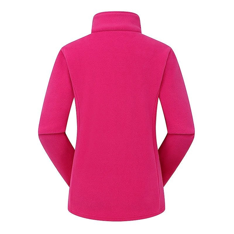 Women's Softshell Jacket – Windproof Thermal Fleece-Lined