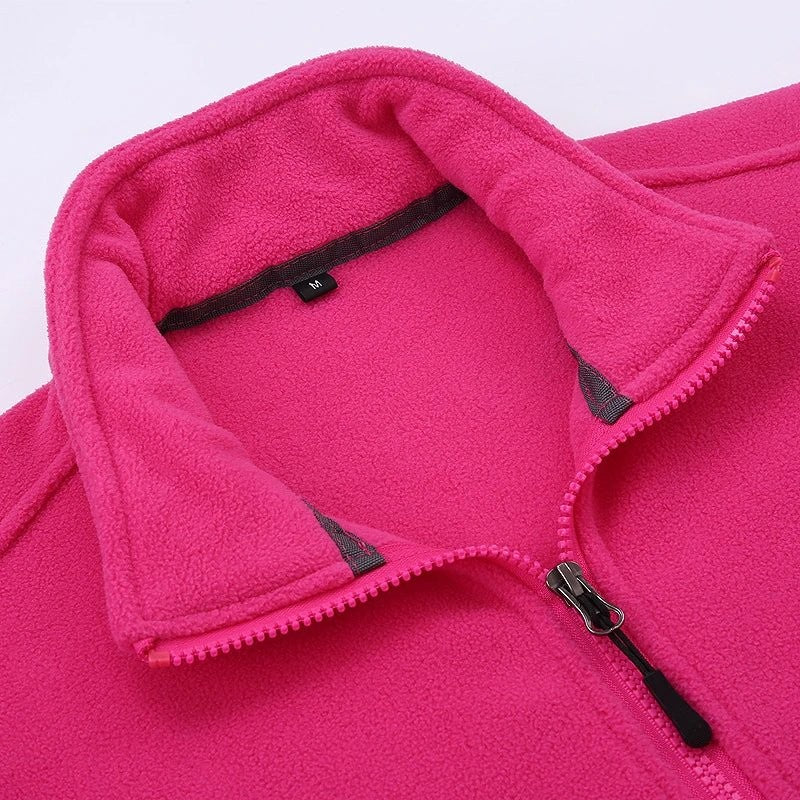 Women's Softshell Jacket – Windproof Thermal Fleece-Lined