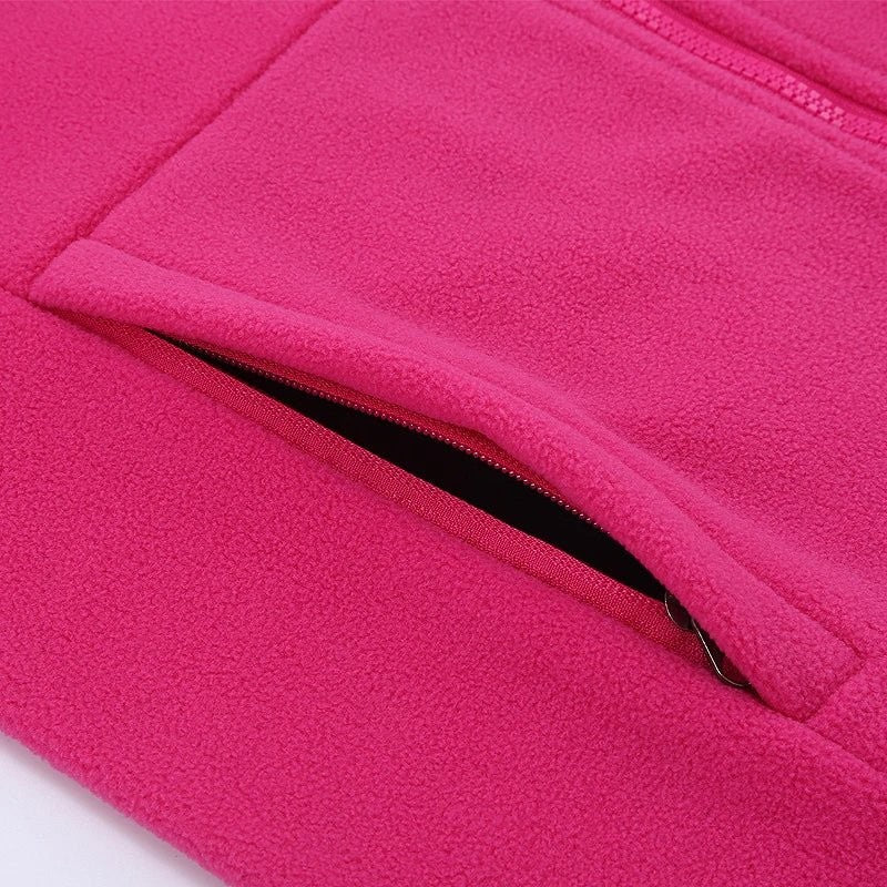 Women's Softshell Jacket – Windproof Thermal Fleece-Lined