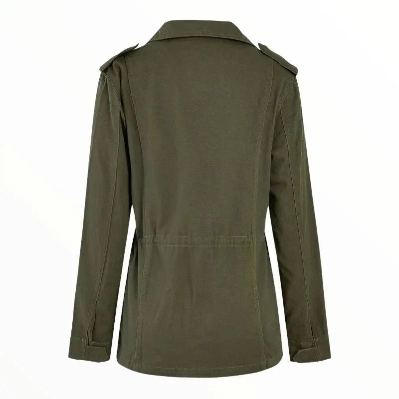 Women's Walking Jacket – Windproof Adjustable-Waist Layer