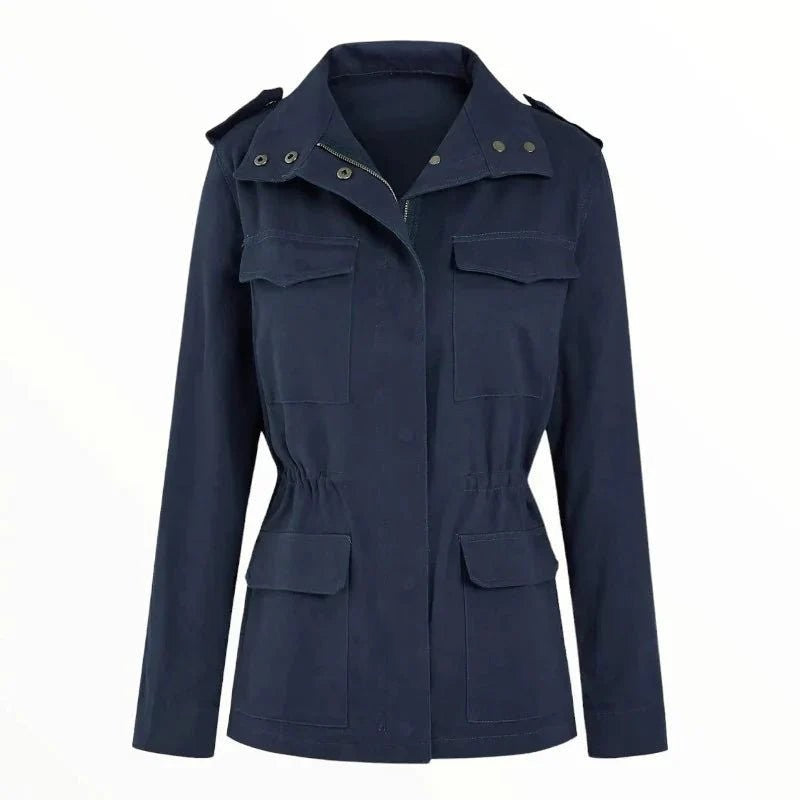 Women's Walking Jacket – Windproof Adjustable-Waist Layer