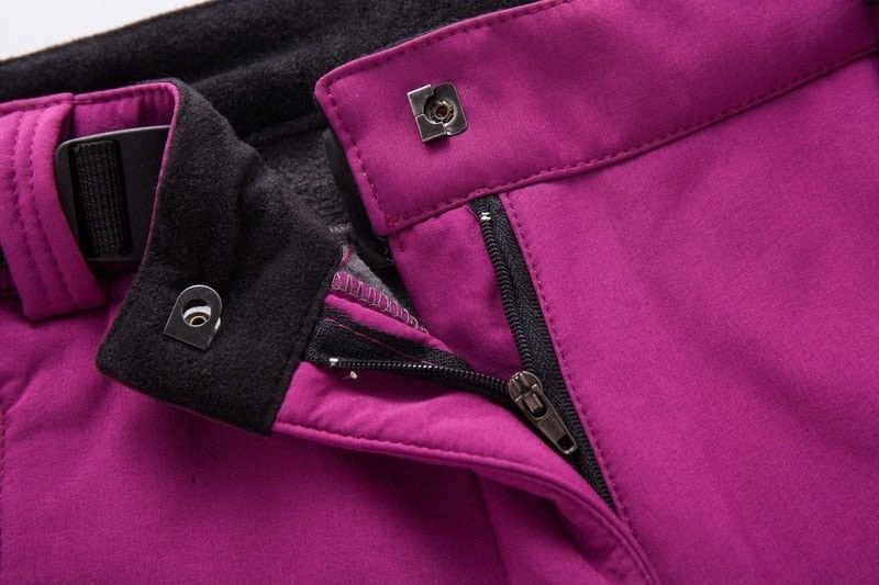 Women's Waterproof Hiking Pants – Insulated Fleece-Lined