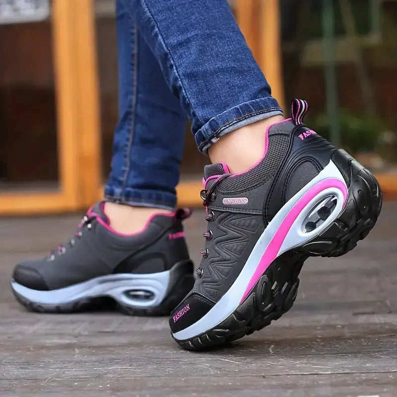 Women's Waterproof Hiking Shoes – Wide Toe Box, Arch Support
