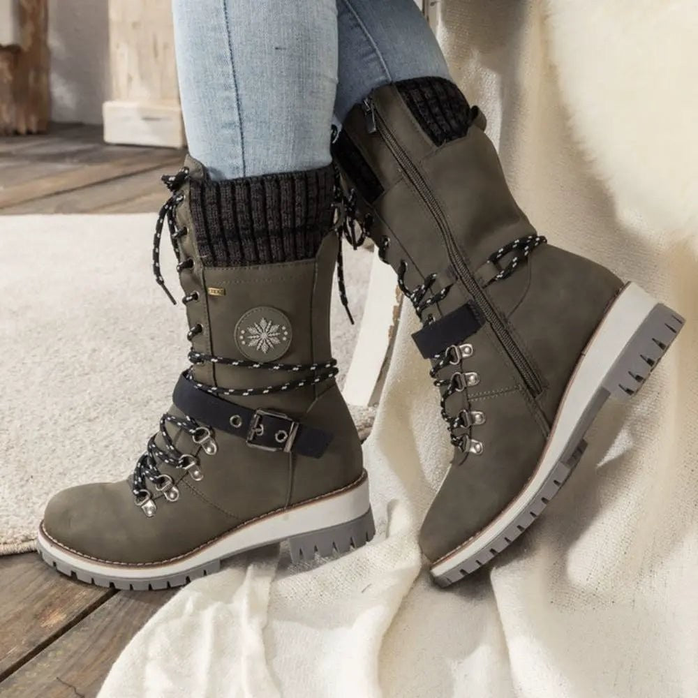 Women's Winter Boots – Insulated Water-Resistant Grip Sole